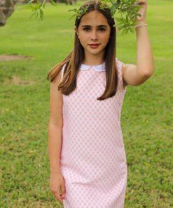 PINK DOTTED DRESS